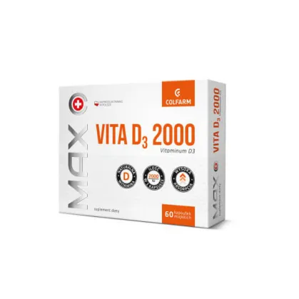 Vitaminum D 2000 Colfarm, 30 kapsułek miękkich
