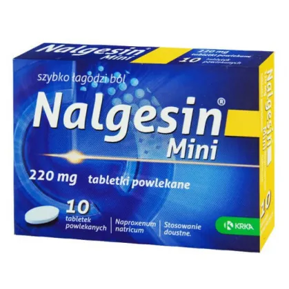 Nalgesin Mini 220 mg, 10 tabletek