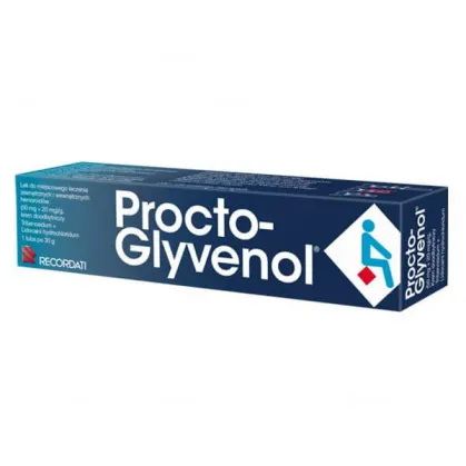 Procto-Glyvenol (50 mg + 20 mg)/ g, krem doodbytniczy, 30 g (import równoległy Pharmavitae)