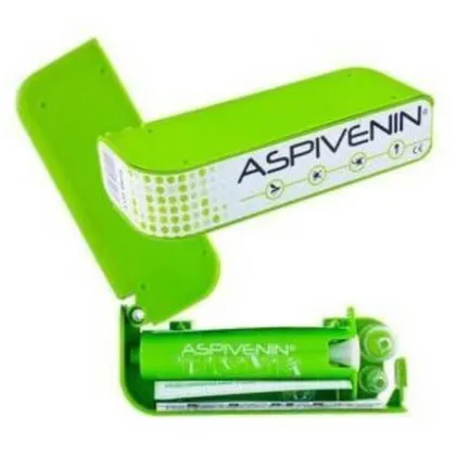 Aspivenin, miniaturowa pompka ssąca do usuwania jadu i toksyn, 1 sztuka