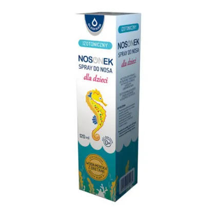 Nosonek, izotoniczny spray do nosa dla dzieci od 1 dnia życia, 120 ml