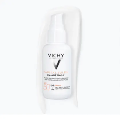 Vichy Capital Soleil, fluid przeciw fotostarzeniu się skóry, SPF 50+, 40 ml