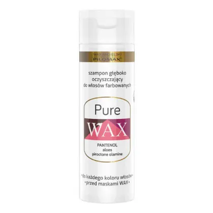 Wax Pilomax Pure, szampon głęboko oczyszczający do włosów farbowanych, 200 ml