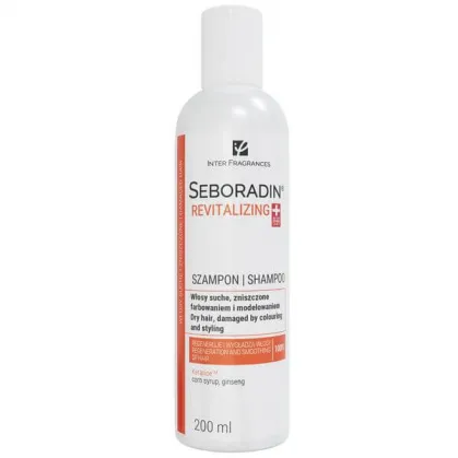 Seboradin Revitalizing, szampon do włosów suchych i zniszczonych farbowaniem i modelowaniem, 200 ml
