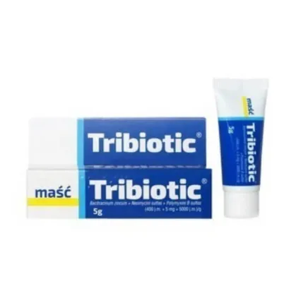 Tribiotic (400 j.m. + 5 mg + 5000 j.m.)/g, maść, 5 g