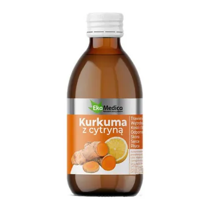 EkaMedica Kurkuma z cytryną, płyn, 250 ml