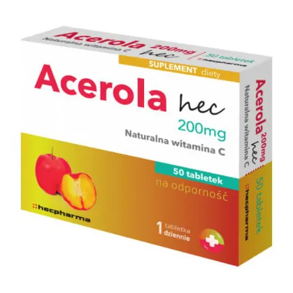 Acerola Hec 200mg, 50 tabletek