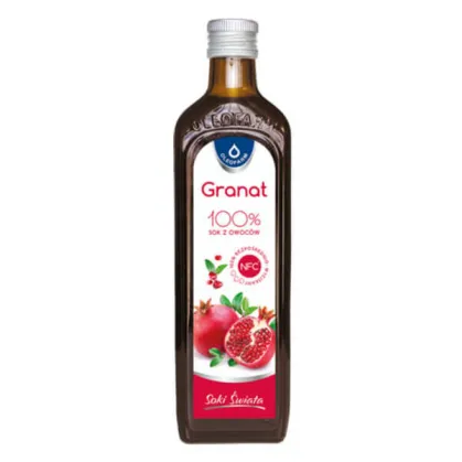 Oleofarm Soki Świata Granat, 100% sok z owoców, 980 ml