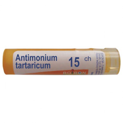 Boiron Antimonium tartaricum, 15 CH, granulki, 4 g