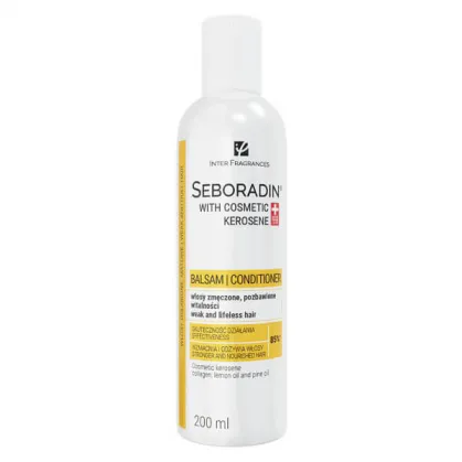 Seboradin with Cosmetic Kerosene, Balsam z Naftą Kosmetyczną, przywraca włosom nawilżenie i blask, 200 ml