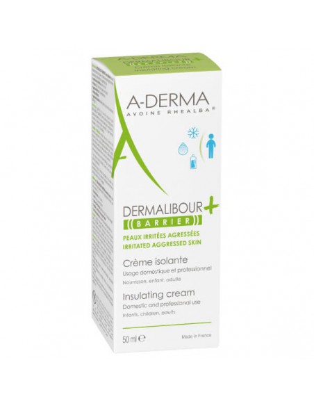 A-Derma Dermalibour+ Barrier, krem ochronny, izolujący, 50 ml - kartonik