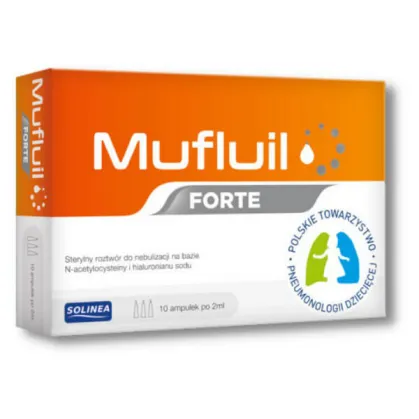 Mufluil Forte, sterylny roztwór do nebulizacji, 2 ml x 10 ampułek