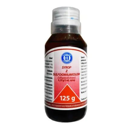 Syrop z sulfogwajakolem 0,39 g/ 5 ml, 125 g