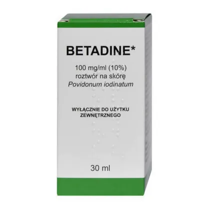 Betadine, 10%, roztwór na skórę, 30 ml (import równoległy Delfarma)