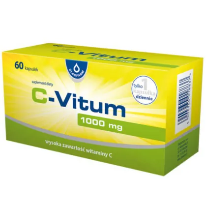 C-Vitum, Witamina C 1000mg, 60 kapsułek