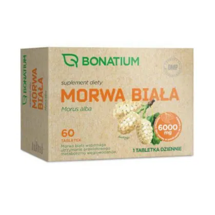 Bonatium Morwa biała, 60 tabletek