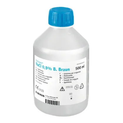 Natrium chloratum pro irrig, 0,9%, roztwór do przepłukiwania, 500 ml (Braun)