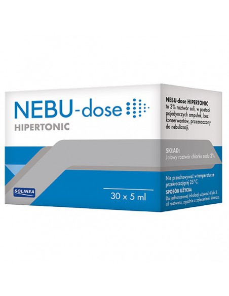 Nebu-Dose Hipertonic, roztwór hipertoniczny do inhalacji, 5 ml, ampułki, 30 szt.