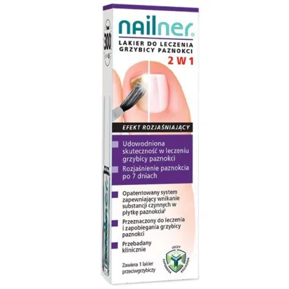 Nailner, lakier do leczenia grzybicy paznokci 2w1, 5 ml