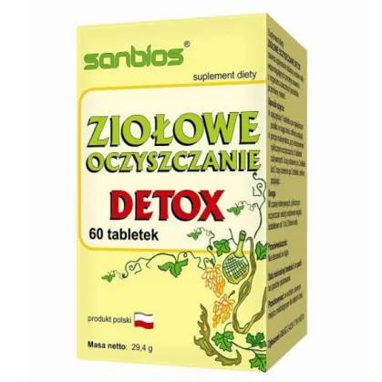 Ziołowe Oczyszczanie Detox, 60 tabletek