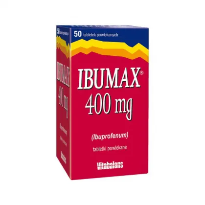 Ibumax 400mg, 50 tabletek