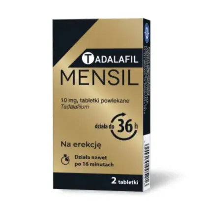 Tadalafil Mensil, 10 mg, 2 tabletki