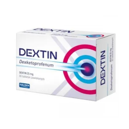 Dextin 25 mg, 30 tabletek powlekanych