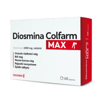 Diosmina Colfarm Max 1000 mg, 60 tabletek