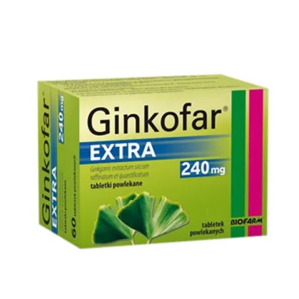 Ginkofar Extra 240 mg, 30 tabletek