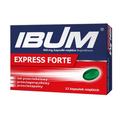 Ibum Express Forte 400 mg, 12 kapsułek miękkich