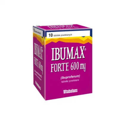 Ibumax Forte 600mg, 10 tabletek