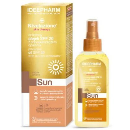 Nivelazione Skin Therapy Sun ochronny olejek z przyspieszaczem opalania SPF 20, 150 ml