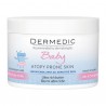 Dermedic Linum Emolient Baby, masło natłuszczające do twarzy i ciała od 1 dnia życia, skóra sucha, bardzo sucha i atopowa, 225g