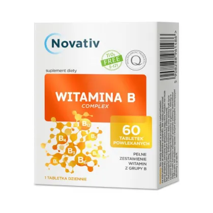 Novativ Witamina B complex, 60 tabletek