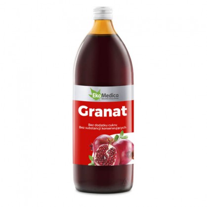 Granat, sok 100%, EkaMedica, 1000ml