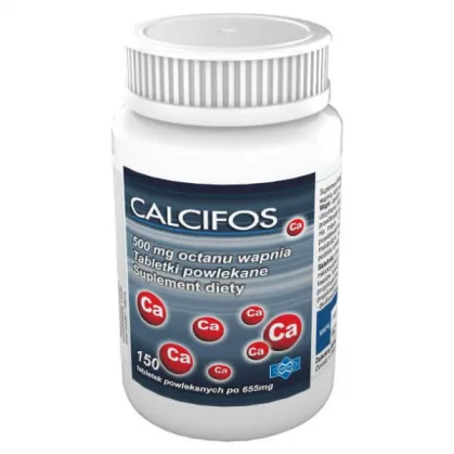 Calcifos, 500 mg octanu wapnia, 150 tabletek