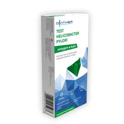 Diather, Test Helicobacter Pylori, kasetkowy z kału, 1 sztuka