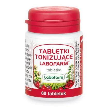 Tabletki tonizujące Labofarm 150 mg + 30 mg + 100 mg + 40 mg, 60 tabletek