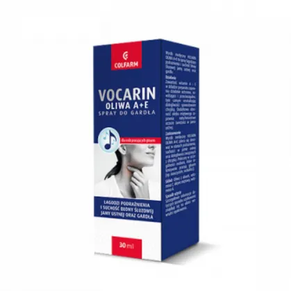 Vocarin Oliwa A+E, spray do gardła, 30ml