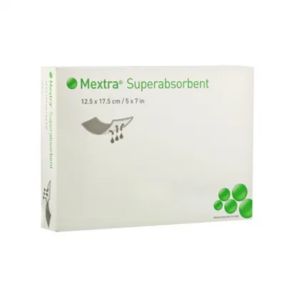 Mextra Superabsorbent, superchłonny opatrunek, 12,5cm x 17,5cm, 1 sztuka