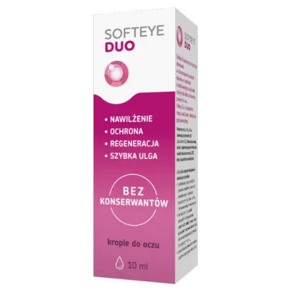 Softeye Duo, krople do oczu, 10 ml