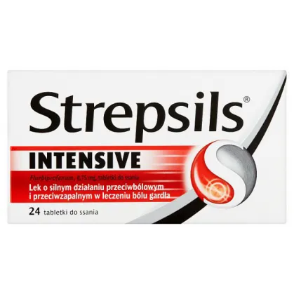Strepsils Intensive 8,75 mg, 24 tabletki do ssania