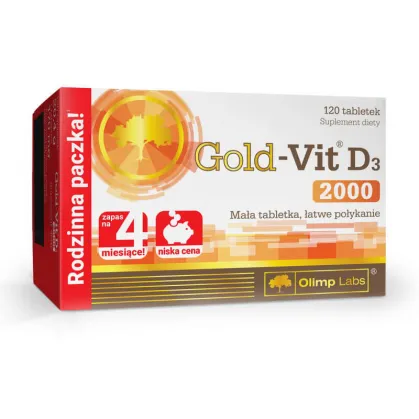Olimp, Gold-Vit D3 2000, 120 tabletek