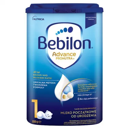 Bebilon Advance Pronutra 1, mleko początkowe, od urodzenia, 800 g