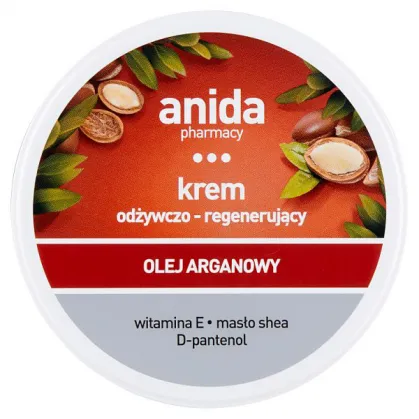 Anida, krem odżywczo-regenerujący z olejkiem arganowym, 125 ml