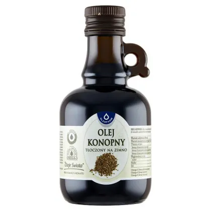 Oleofarm Olej konopny tłoczony na zimno, 250 ml