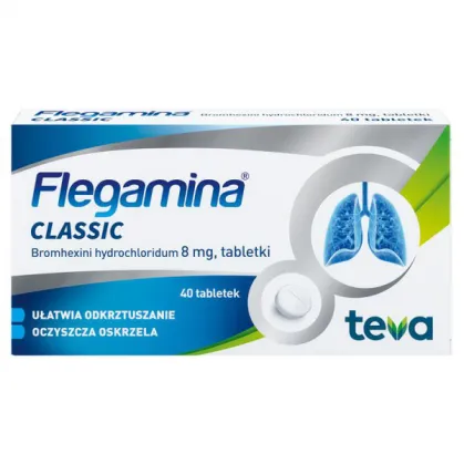Flegamina, 8 mg, tabletki, 40 szt.