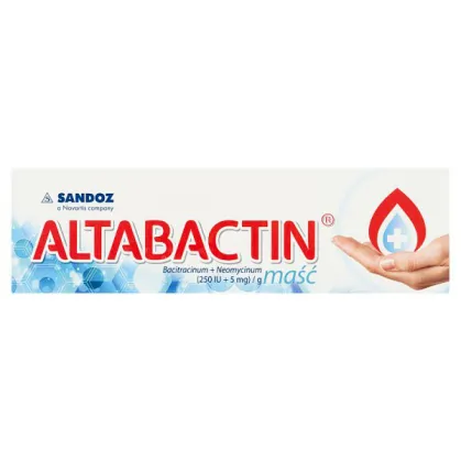 Altabactin (250 IU + 5 mg)/ g, maść, 20g