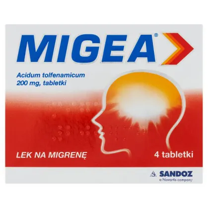 Migea 200mg, 4 tabletki