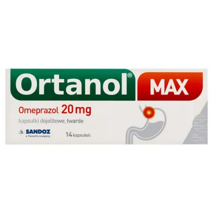 Ortanol Max 20mg, 14 kapsułek dojelitowych